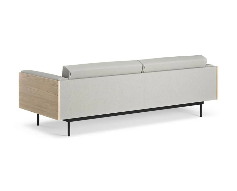 Wood soffa 3-sits