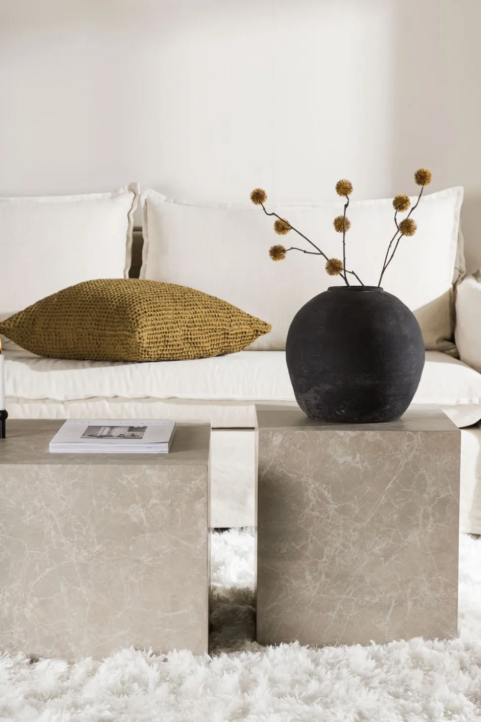 York Soffbord Stor | Beige