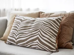 Zebra Kudde 40x60 Simply Taupe