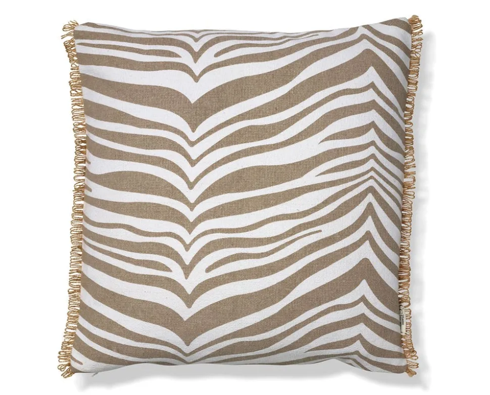 Zebra Kudde 50x50 Simply Taupe