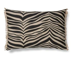 Zebra Kudde 40x60 Svart