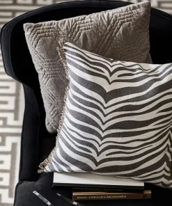 Zebra Kudde 50x50 Svart