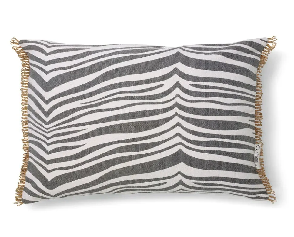 Zebra Kudde 40x60 Titanium