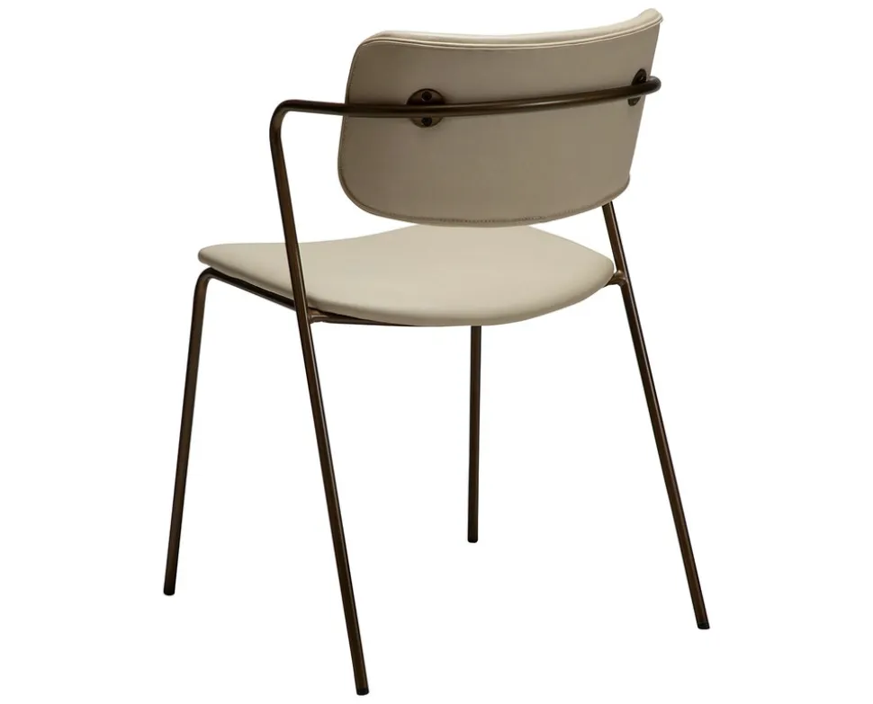 Zed Stol | Frosted Almond Konstläder