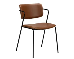 Zed Stol | Light Brown Konstläder