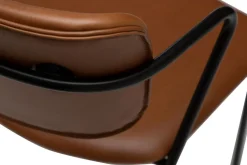 Zed Stol | Light Brown Konstläder
