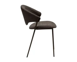 Zone Stol | Major Brown Bouclé | Antique Brass