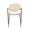 Zone Stol | Simply Beige Bouclé | Antique Brass