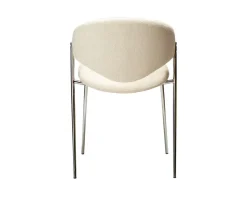 Zone Stol | Simply Beige Bouclé | Chrome